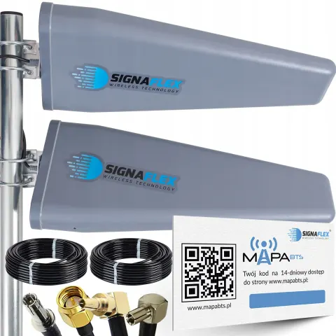 Antena dual 3G 4G LTE 46 dBi ZTE Huawei 15 m