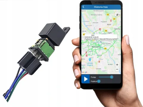 Lokalizator samochodowy GPS odcięcie zapłonu pojazdu