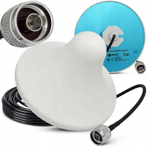 Antena grzybek GSM UMTS 7 dB do wzmacniaczy GSM 7 m