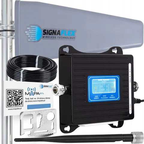 Wzmacniacz sygnału internetu GSM 4G LTE T2 2 anteny