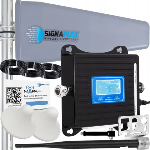 Wzmacniacz sygnału internetu GSM 4G LTE T2 4 anteny