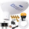 Zestaw antena Telmor Digit Activa DVB-T2 na 2TV 4K biała + rozdzielacz