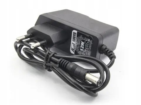 Zasilacz stabilizowany impulsowy 12 V 1 A 12 W wtyk