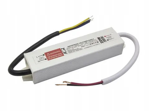 Zasilacz LED 12 V 20 W 1,66 A hermetyczny IP67 do taśm LED