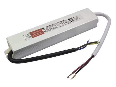 Zasilacz LED 12 V 30 W 2,5 A hermetyczny IP67 taśm LED