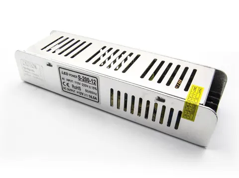 Zasilacz transformator 12 V DC 200 W 16,5 A taśmy LED