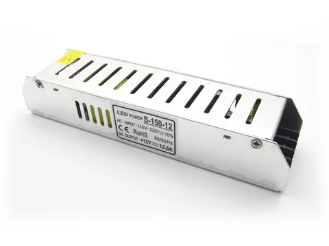 Zasilacz transformator 12 V DC 150 W 12,5 A taśmy LED
