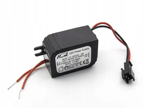 Zasilacz LED driver 1-6 W 12 V DC transformator