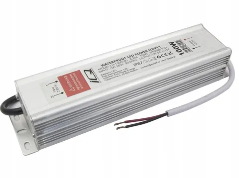 Zasilacz LED 12 V 100 W 5 A hermetyczny IP67 do taśm LED