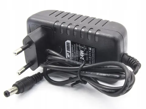 Zasilacz stabilizowany impulsowy 12 V 2 A 24 W wtyk