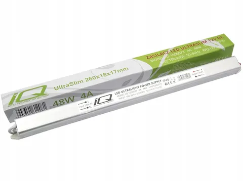 Zasilacz 12 V 48 W 4 A taśmy LED ultra slim