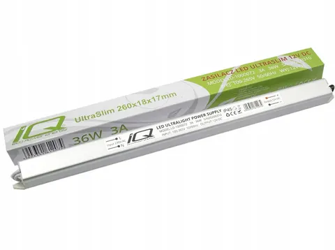 Zasilacz 12 V 36 W 3 A ultra slim taśmy LED