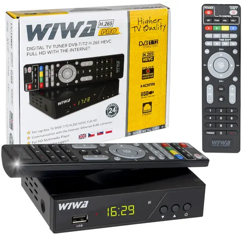 Dekoder tuner TV naziemnej HD DVB-T DVB-T2 Pro