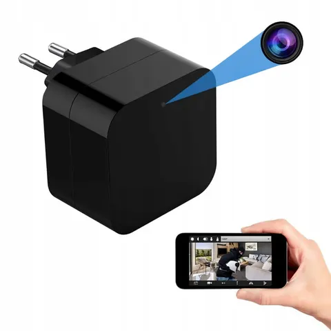 Mini kamera ładowarka WiFi zasilacz w ładowarce na żywo ładowarka USB