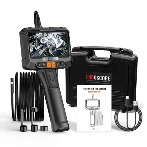 Kamera inspekcyjna Duo endoskop 5 m 7 LED 8 mm 2x Full HD