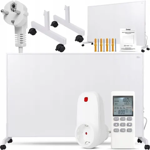 Grzejnik na podczerwień promiennik 800 W termostat pilot
