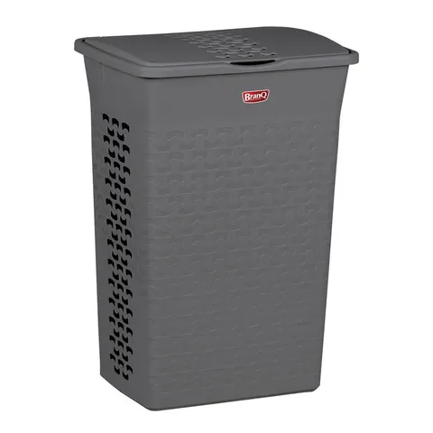 Kosz na bieliznę Cotton 55L 1413 ciemno-szary melanż Branq