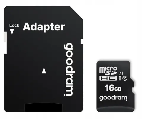 Ultraszybka karta pamięci Goodram micro SD SDHC 16 GB class 10 UHS