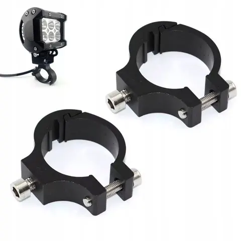 Uchwyt uniwersalny na halogeny lampy motocyklowe 26-32 mm