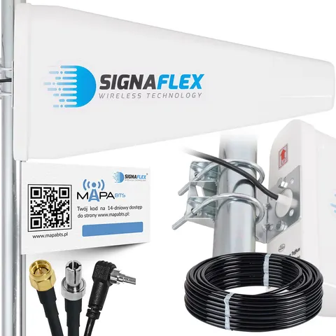 Antena kierunkowa 20 dBi do routera modemu 3G GSM 4G LTE 5G 15 m