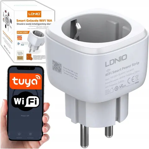 Inteligentne gniazdko Smart WiFi Tuya watomierz