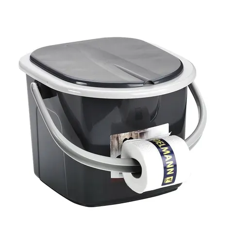 Wiadro Toaleta 15,5 L antracyt 1305 BranQ