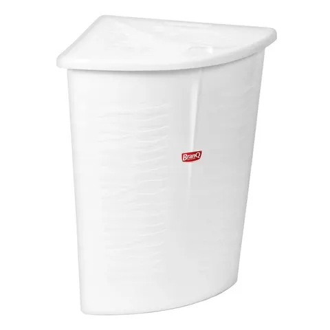 Kosz narożny na bieliznę Zebra 45L 1402 biały Branq