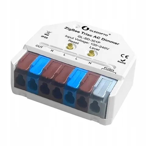 Inteligentny mini sterownik ściemniacz kompatybilny z Home Assistant ZigBee Tuya