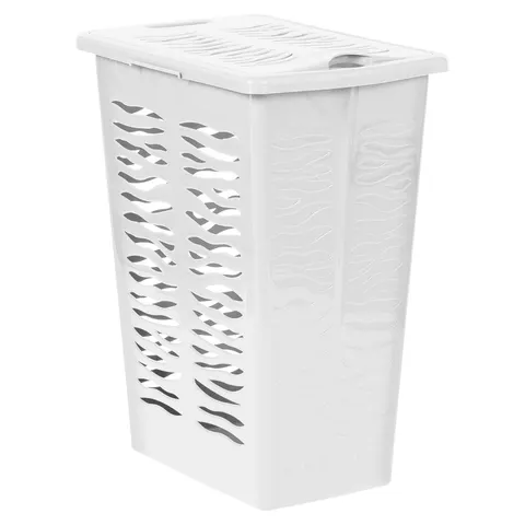 Kosz na bieliznę Zebra 30L 1401 biały BranQ