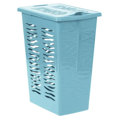 Kosz na bieliznę Zebra 30L 1401 niebieski BranQ