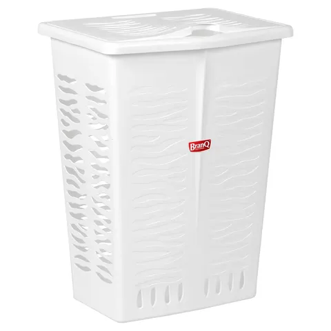 Kosz na bieliznę Zebra 42L 1403 biały BranQ