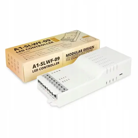 Sterownik do taśm SLWF-09 WLED LED WiFi ESP32 Home Assistant MQTT USB-C PoE