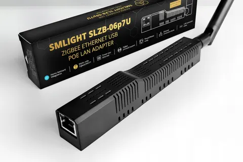 Adapter SLZB-06p7u bramka ZigBee CC2652P7 USB over Ethernet PoE LAN WiFi HA