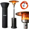 Parasol grzewczy grzejnik tarasowy gazowy Piramida Cheopsa 13 kW 222 cm