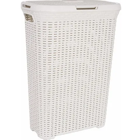 Kosz na bieliznę RATTAN STYLE 60L kremowy Curver 189207