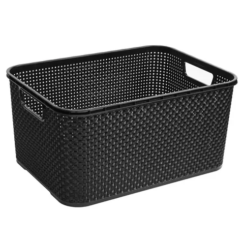 Kosz Rattan 10L 1743 antracyt BranQ