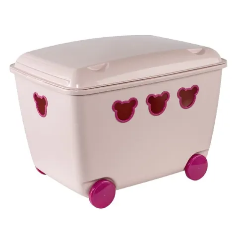Pojemnik na zabawki BEAR 55 L - 1900 róż BranQ