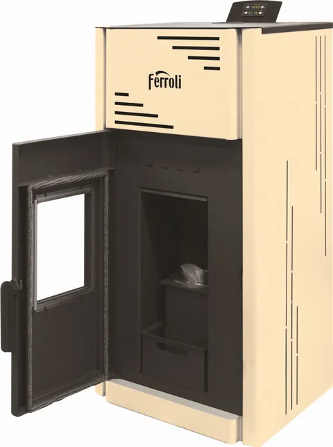 Breta 12 kW piec na pellet z płaszczem wodnym