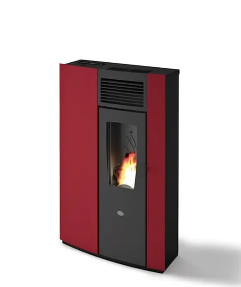 Piec, piecyk, kominek, koza na pelet pellet Perla 7,5 kW slim