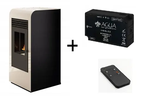 Piec, piecyk, kominek, koza na pelet pellet Giada 9 kW + moduł WIFI