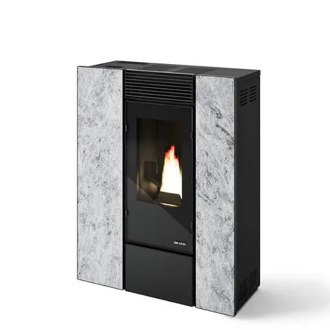Piec, piecyk, kominek, koza na pelet pellet Rachele 11kW slim z DGP