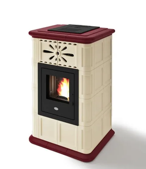 Piec,piecyk ceramiczny na pelet pellet Maria 13,8 kW