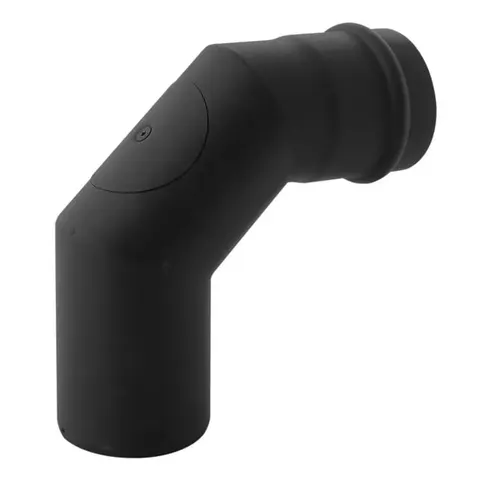 Kolano z rewizją 80mm na pellet.