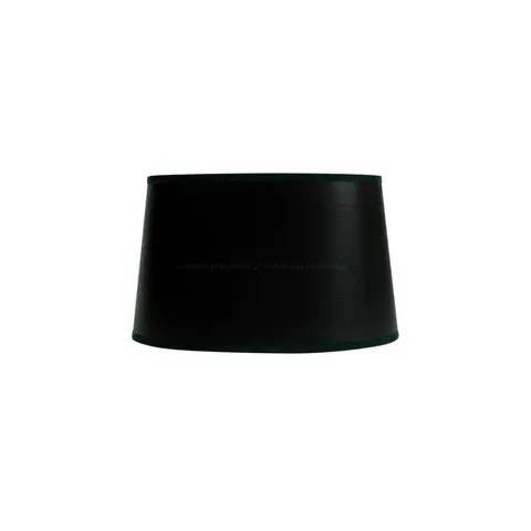 Abażur bawełniany owalny czarny Black Classic 14,5cm