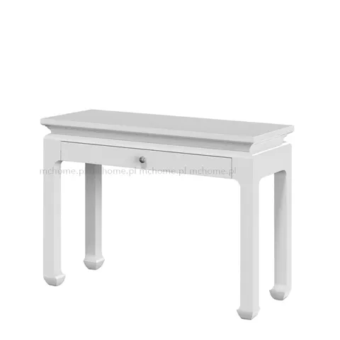 Konsola drewniana biała Opium 100x40x78cm