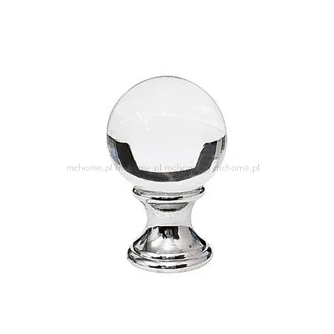 GAŁKA KRYSZTAŁOWA MEBLOWA"CRYSTAL CLEAR BALL"25MM