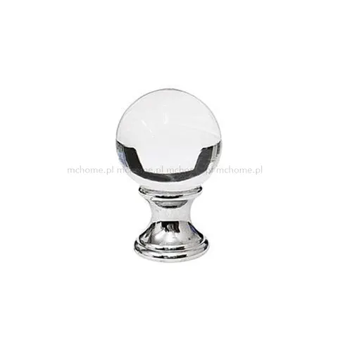 GAŁKA KRYSZTAŁOWA MEBLOWA"CRYSTAL CLEAR BALL"20MM