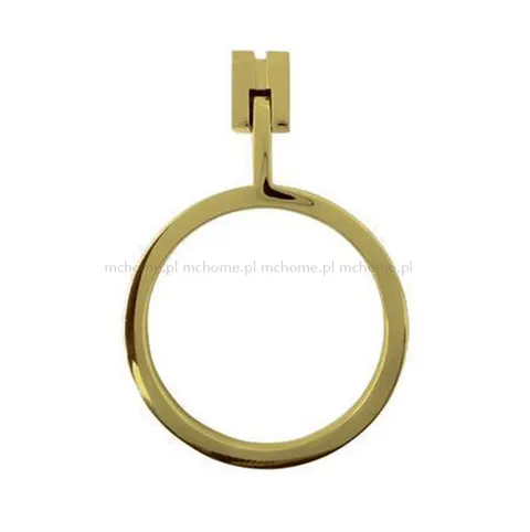 UCHWYT KOŁATKA MEBLOWA"MODERN GOLD KNOCKER"45MM