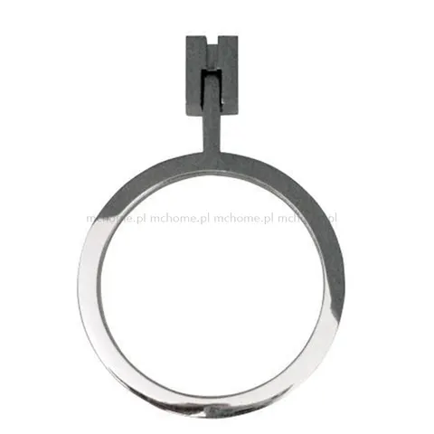 UCHWYT KOŁATKA MEBLOWA"MODERN SILVER KNOCKER"72MM