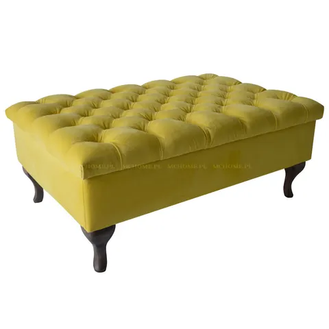 Ławeczka pikowana do korytarza Velvet Flore